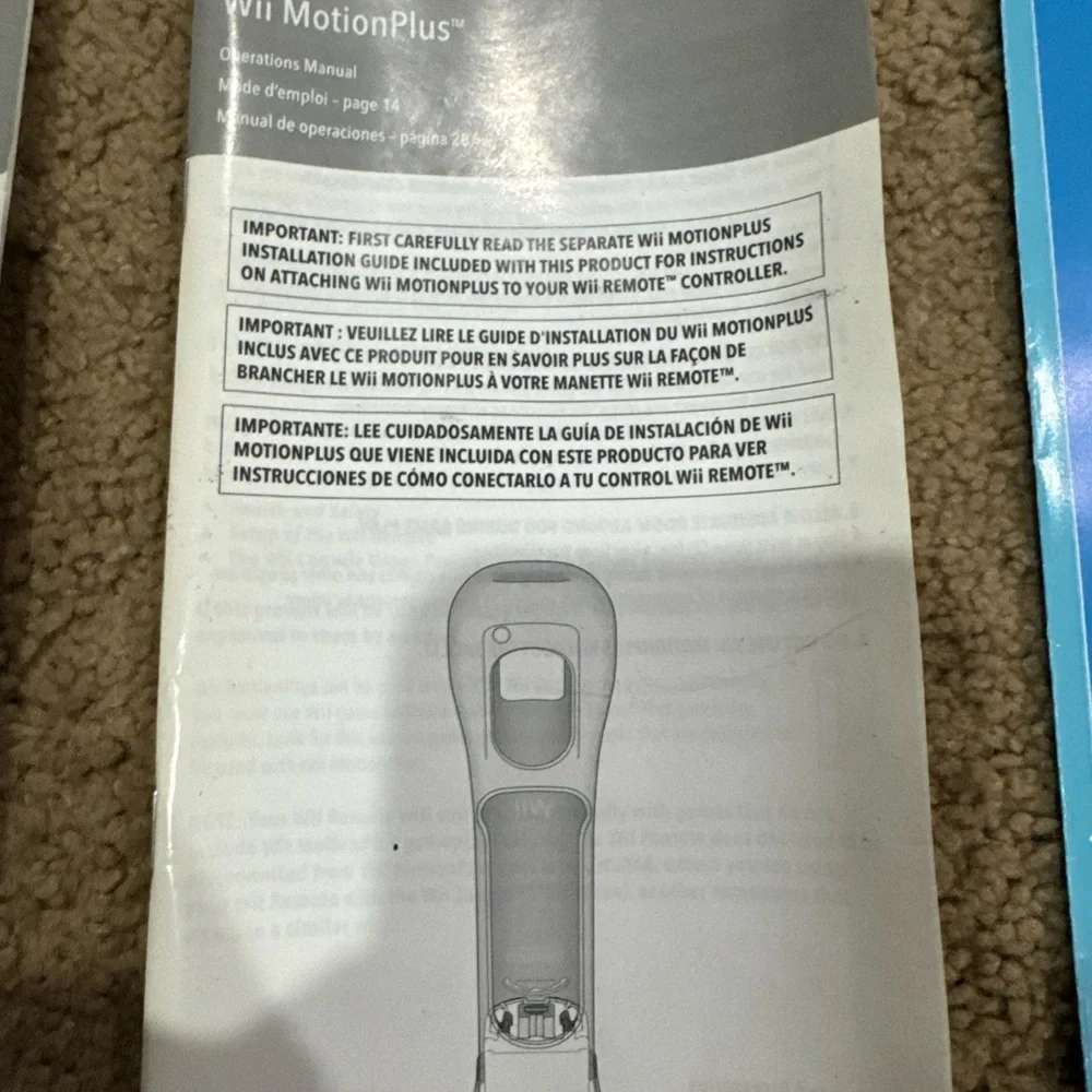 Nintendo Wii 10 US Manual Insert Lot Wii Remote Wheel Motion Plus Balance Board